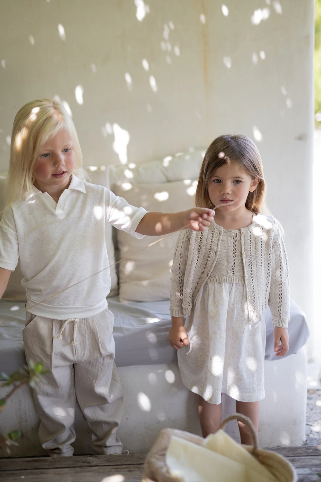 1+ in the family Cardigan "Xelida" | Beige - Image 4