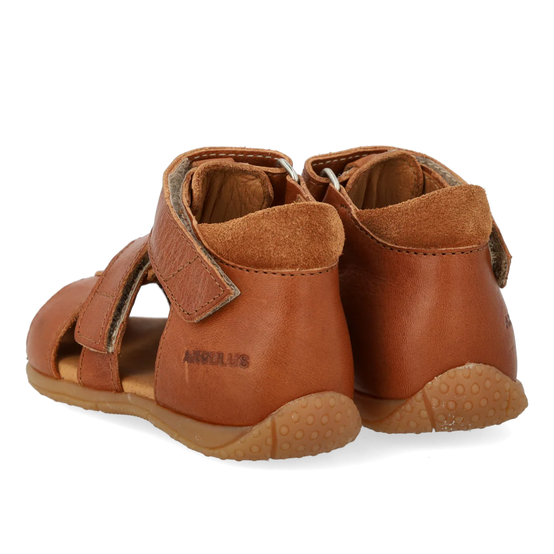 Angulus Babysandale mit Doppel-Klettverschluss | Cognac - Image 2