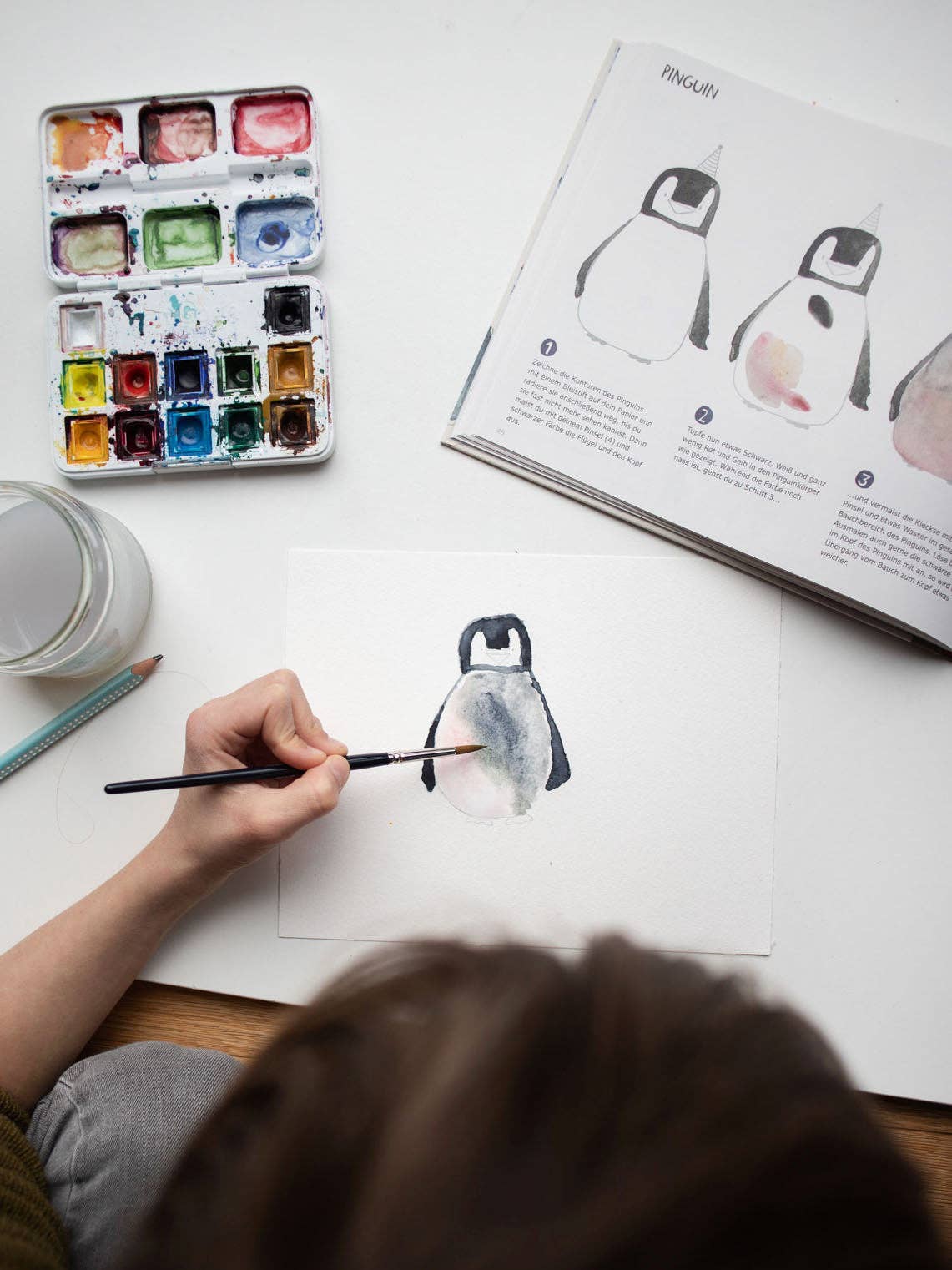 Halfbird Aquarell malen „Aquarellier mit mir mein Krummtier" - Image 11