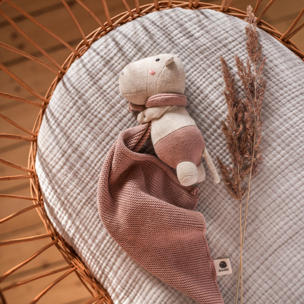 Ava & Yves Kuscheltuch Hippo gross - Natur | Fawn - Image 2