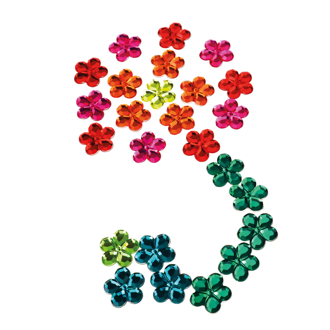 Bauspiel Blumenset Funkelsteine | 120 Teile - Image 3