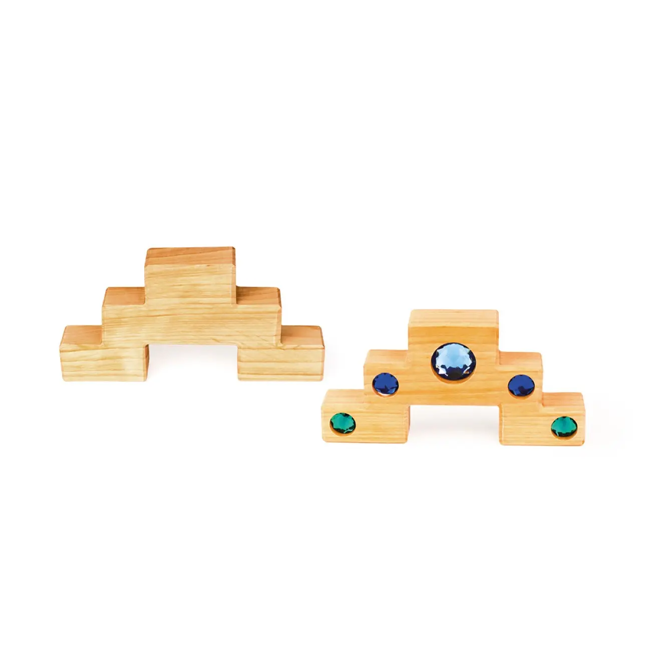 Bauspiel grosse Farbtreppe mit Lichtbauquadern | 32 Teile - Image 3