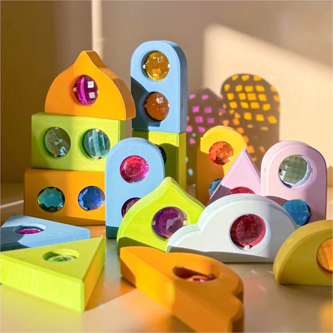Bauspiel Märchenfenster Bunt | 12 Teile - Image 3