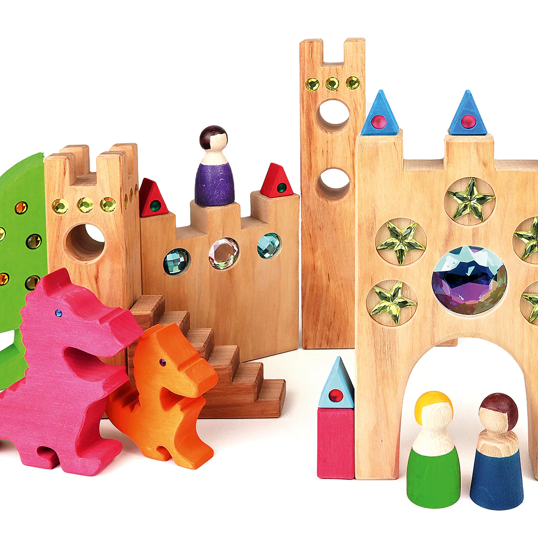 Bauspiel grosses Märchenschloss | 16 Teile - Image 8