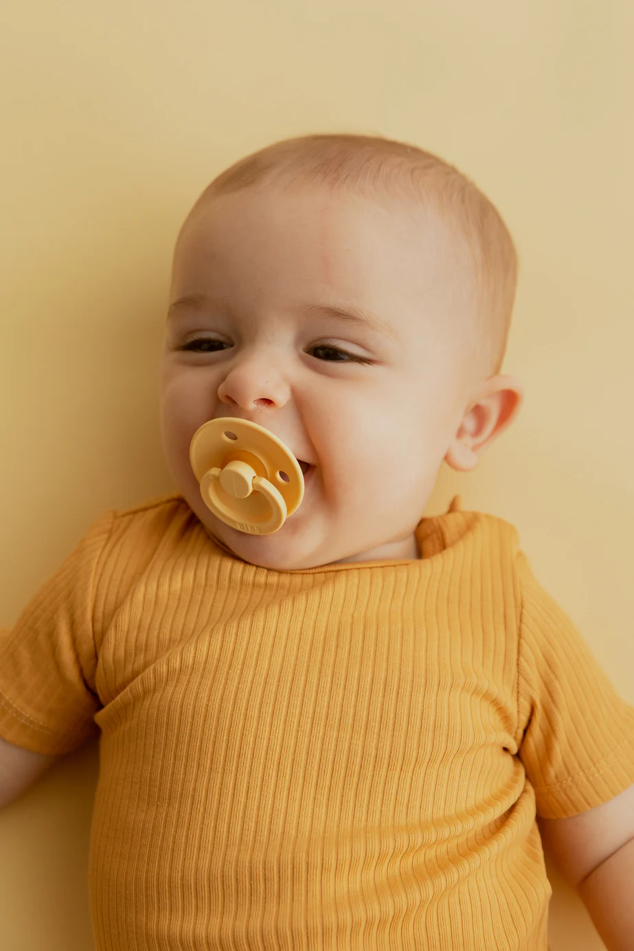BIBS Nuggi "Colour" 2er-Pack Latex Round 6-12m | Ivory Blush - Image 4