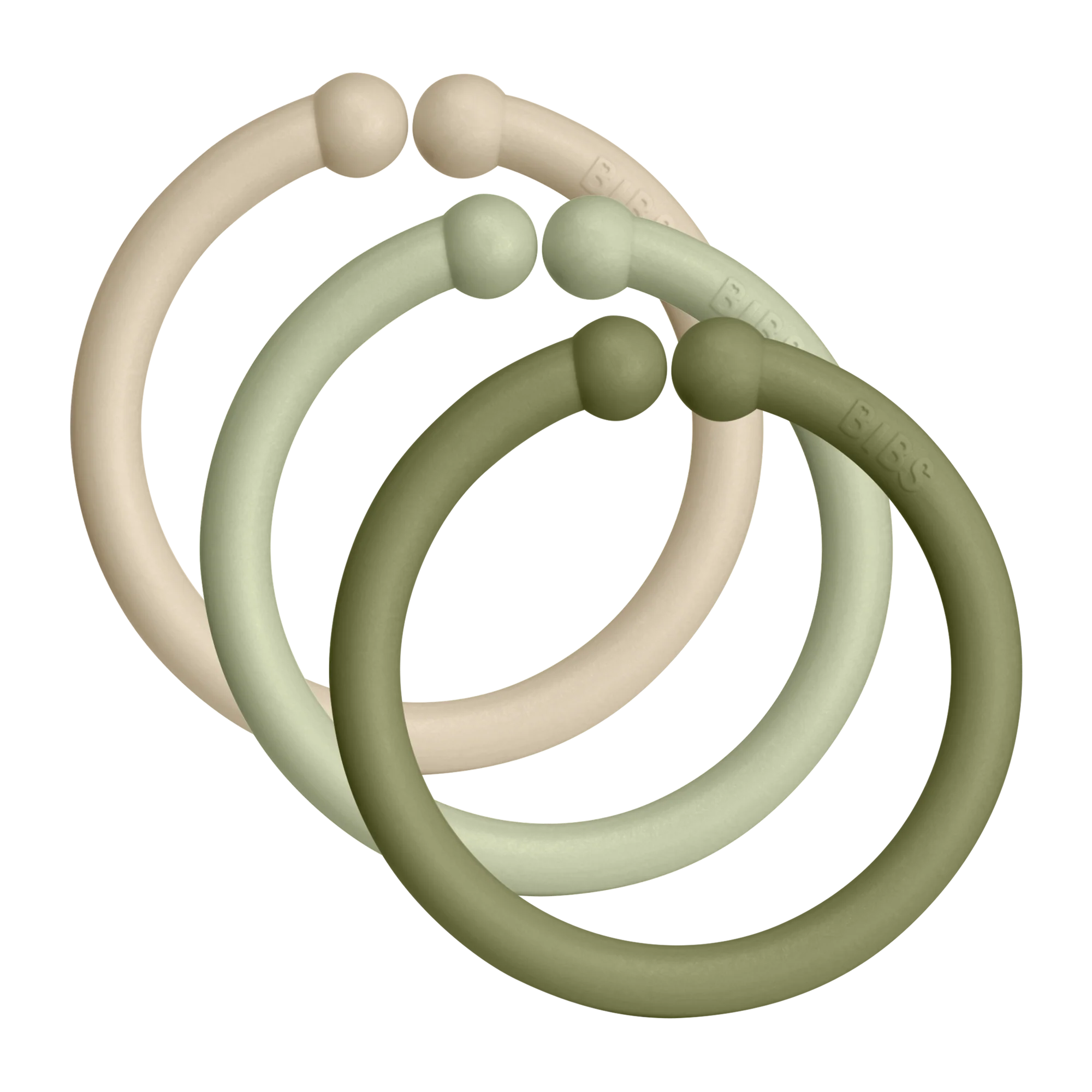 BIBS Loops 12er-Pack | Vanilla/Sage/Olive