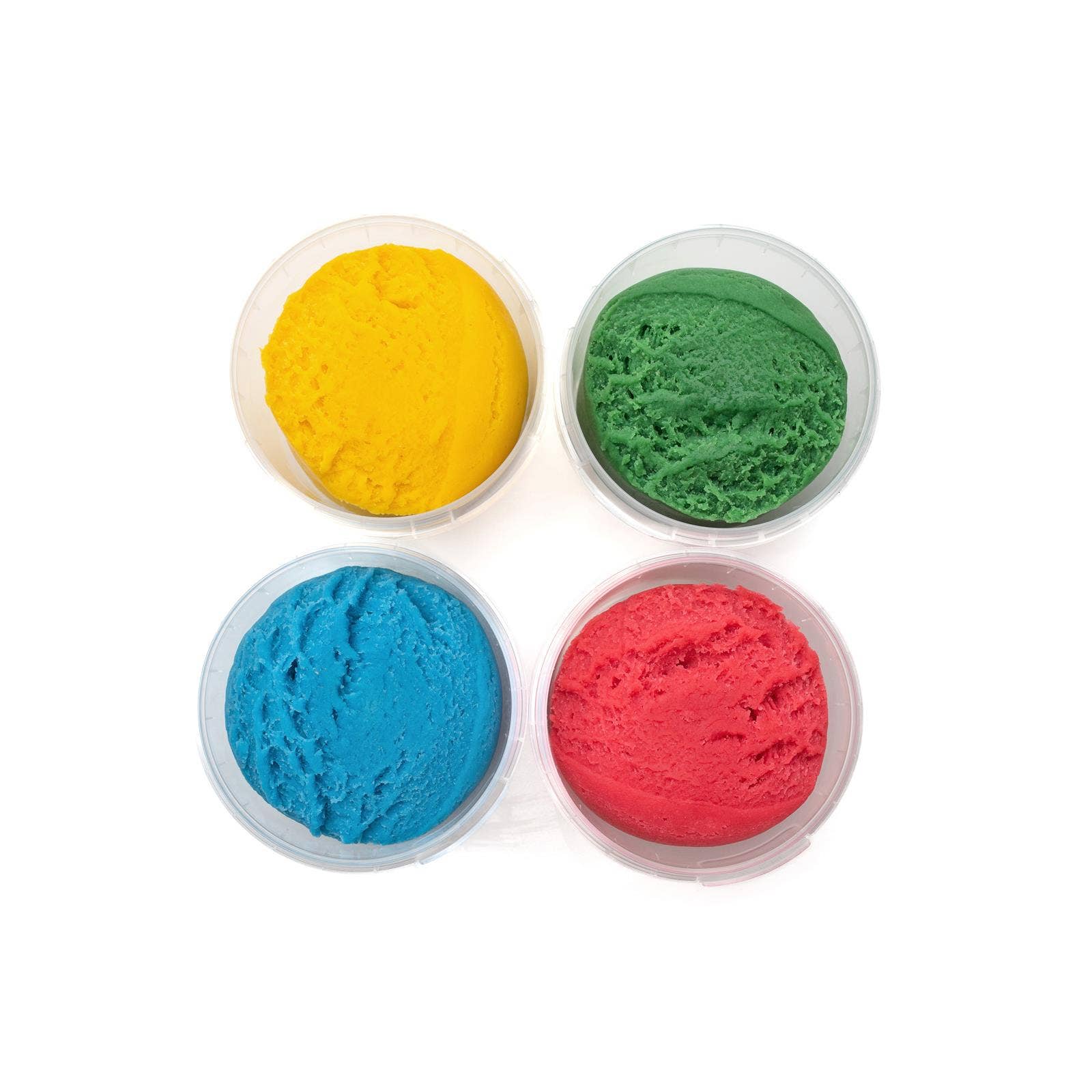 Neongrün Bio-Knete vegan 4er Set "Yuki" - Image 6
