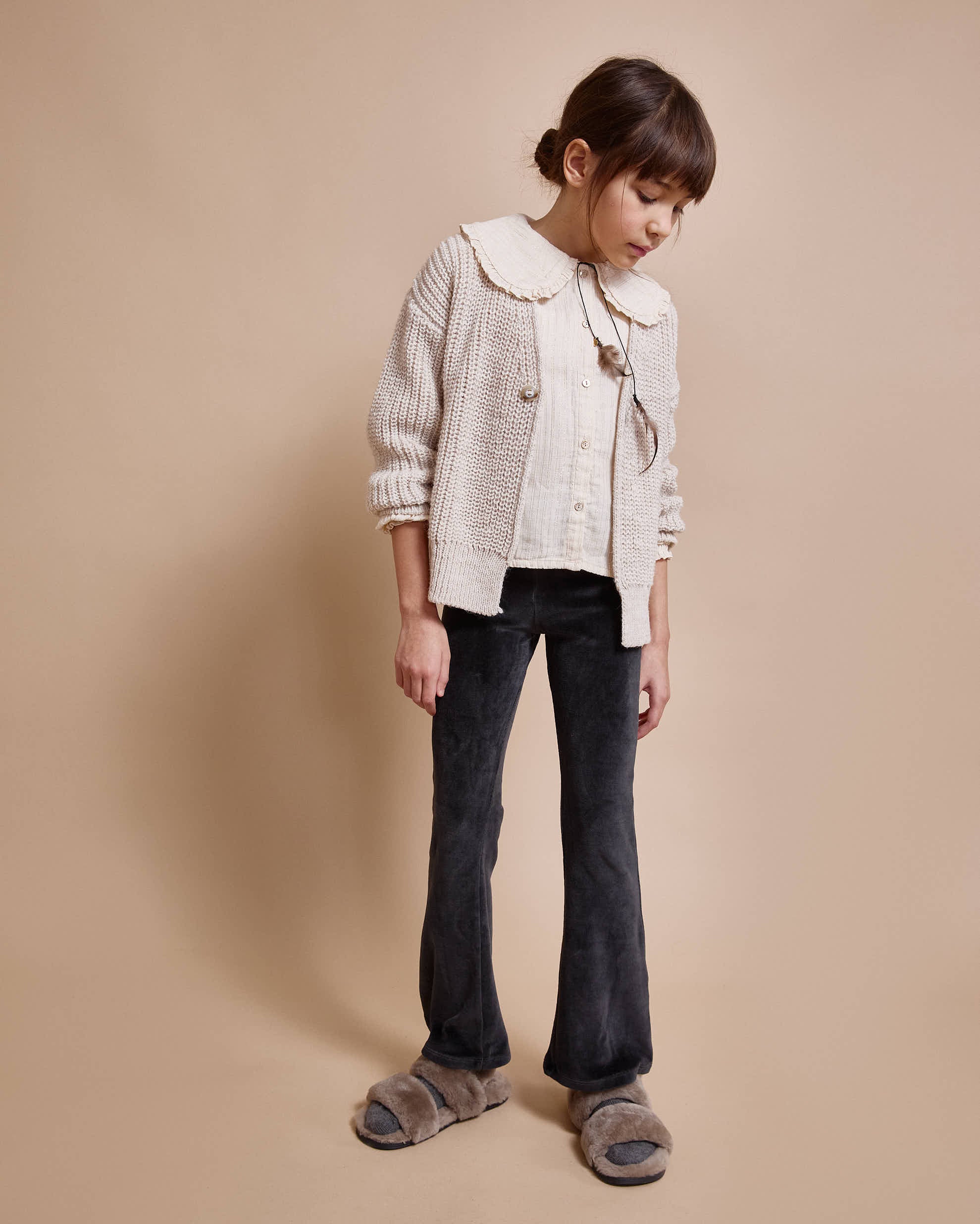 Búho Bluse "Lurex" | Ivory - Image 3