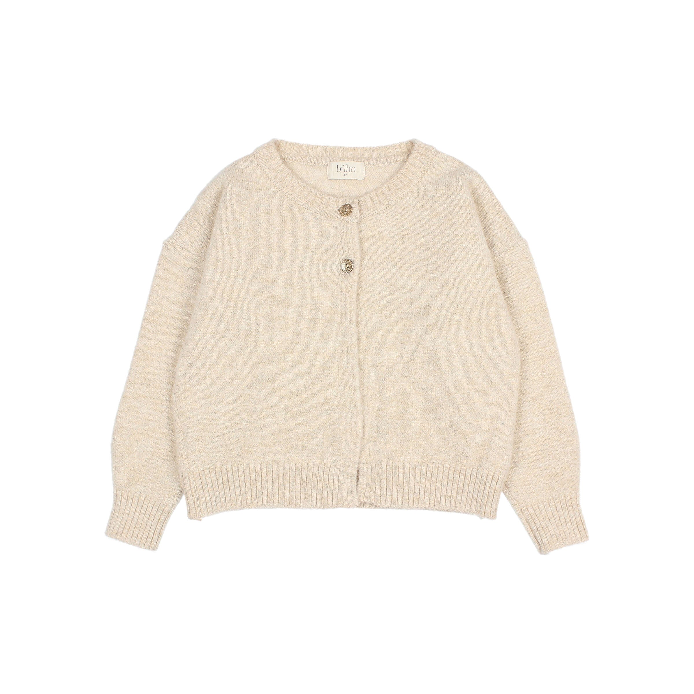 Búho Cardigan "Lurex" | Natural