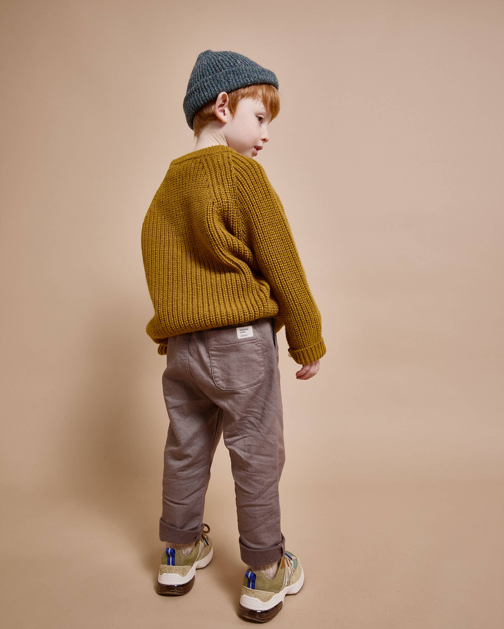 Búho "Comfy" Baumwoll-Hose | Kaki - Image 4