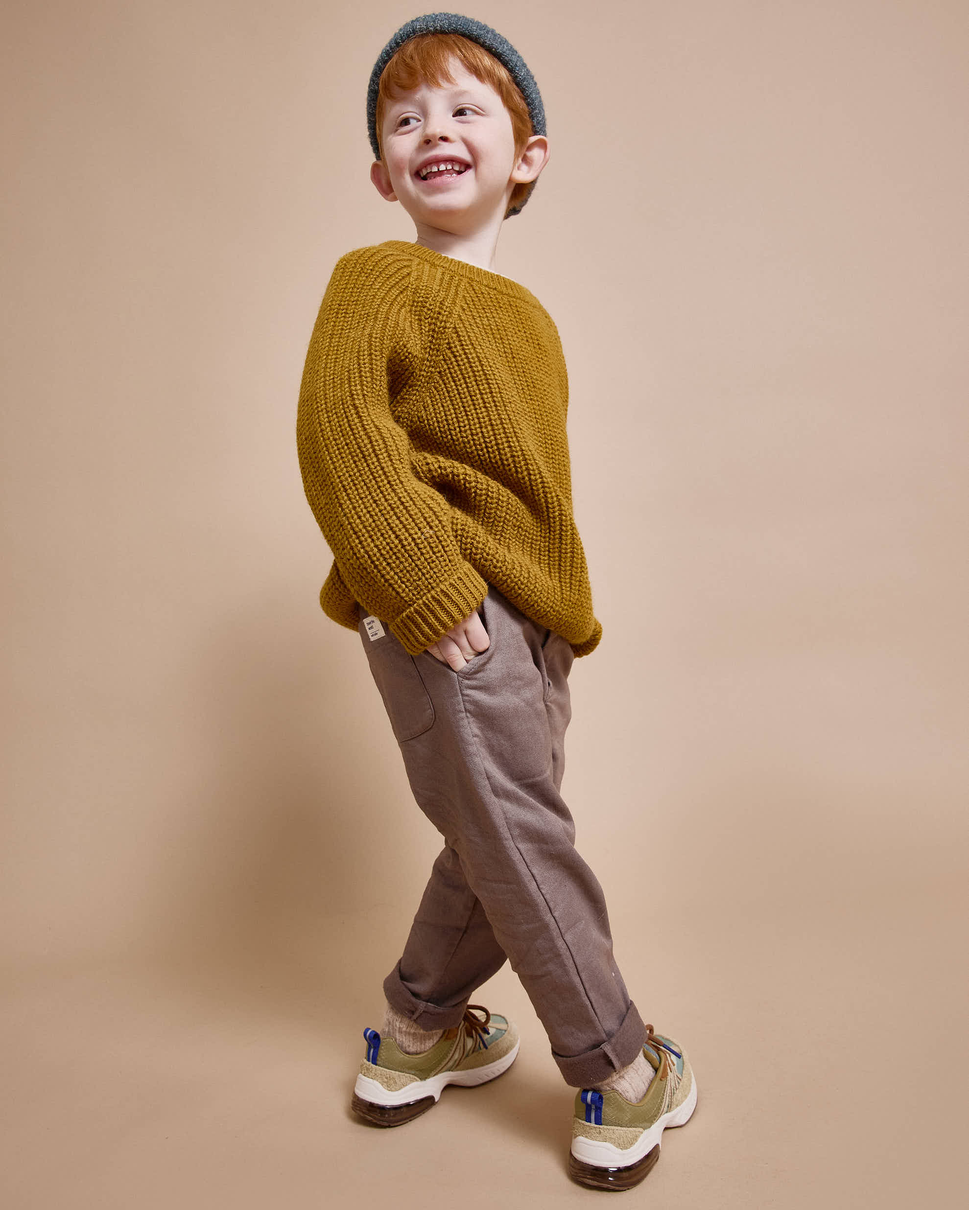 Búho "Comfy" Baumwoll-Hose | Kaki - Image 5