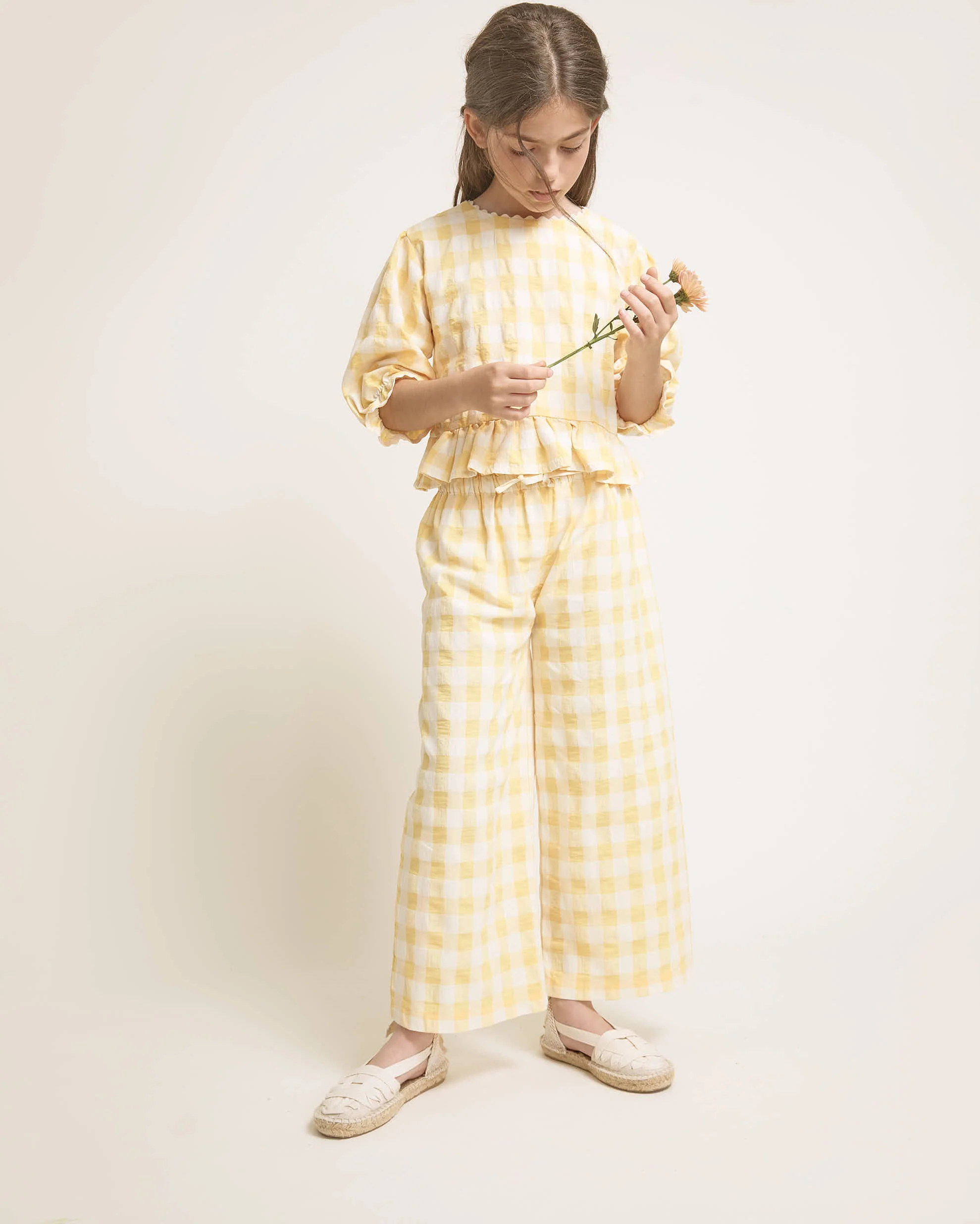 Búho Hose "Gingham" | Sun - Image 2
