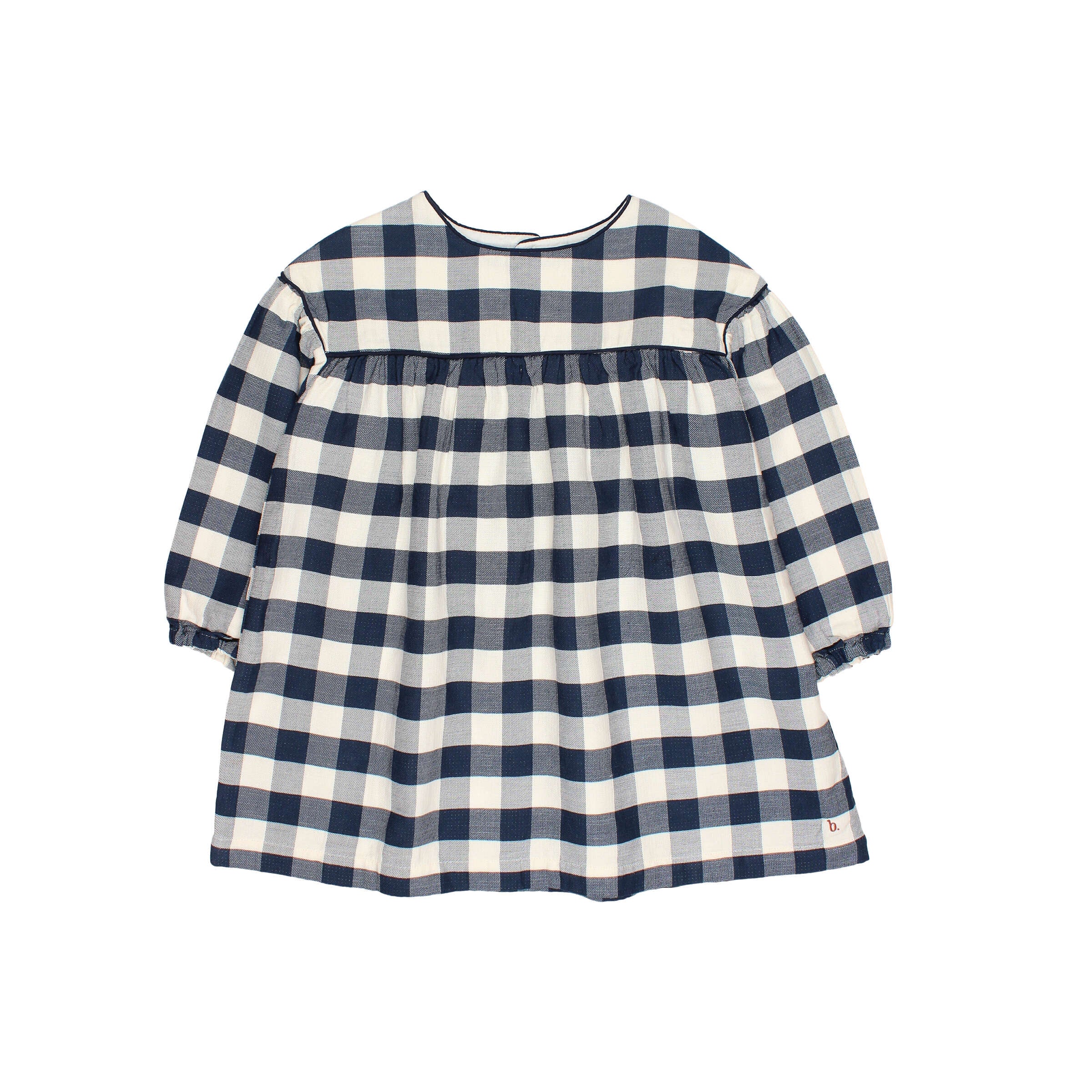Búho "Gingham" Kleid | Navy
