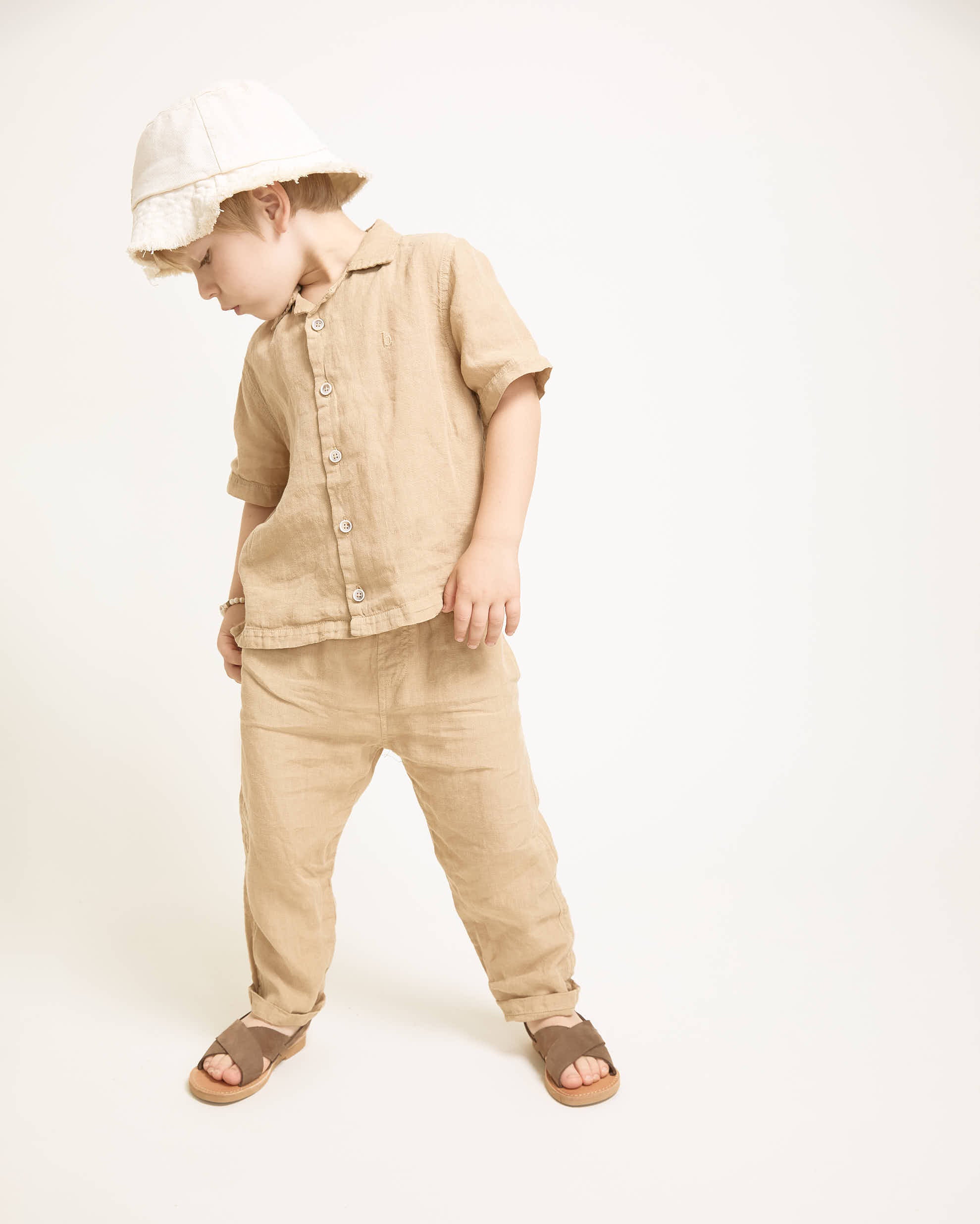 Búho Leinen Hose  | Safari - Image 2