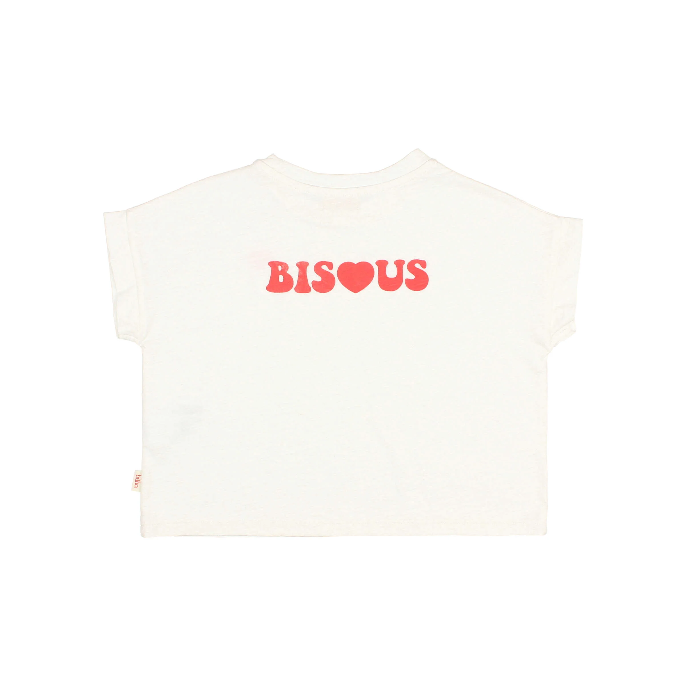 Búho T-Shirt "Bisous" | White - Image 3
