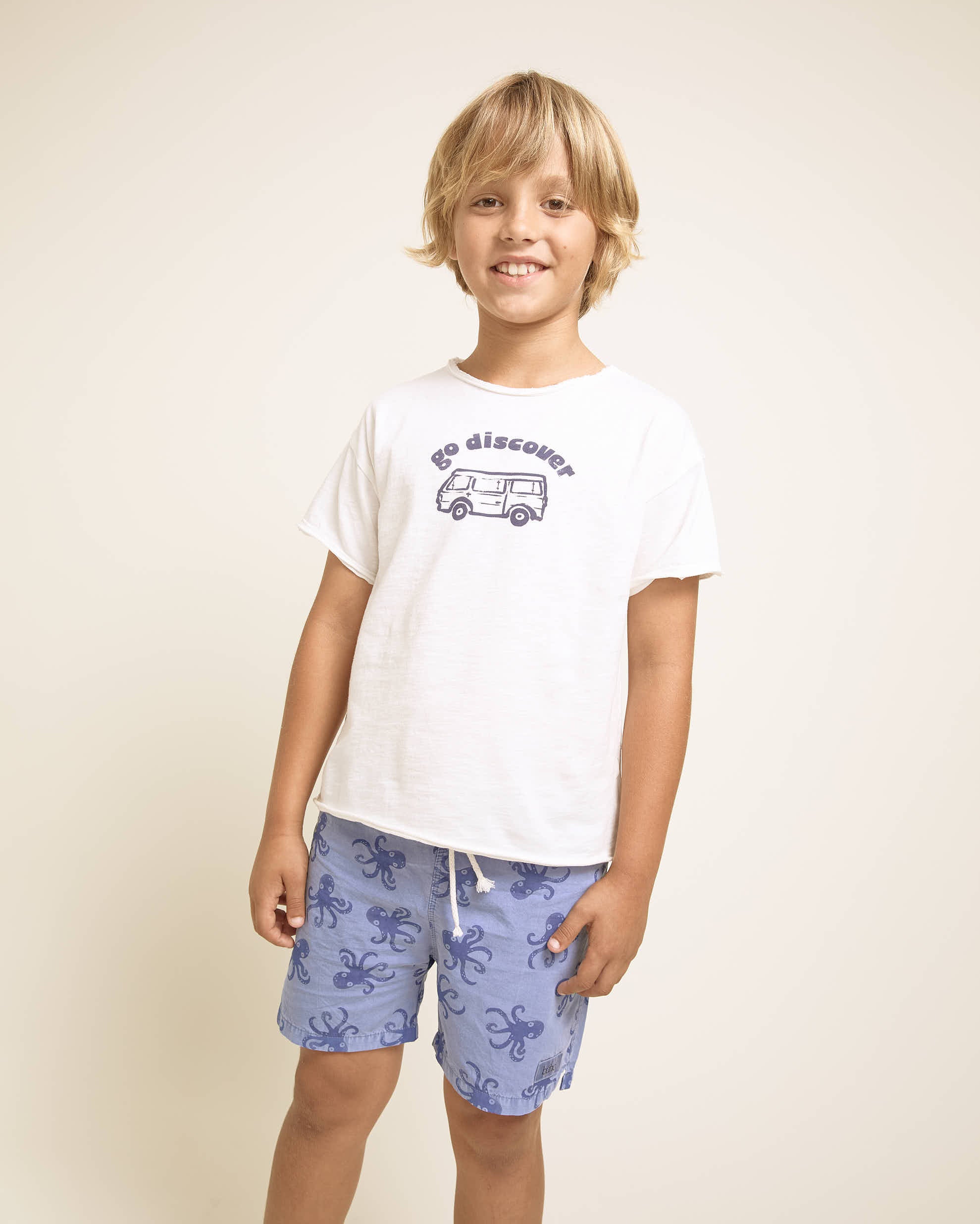 Búho T-Shirt "Discover" | White - Image 2