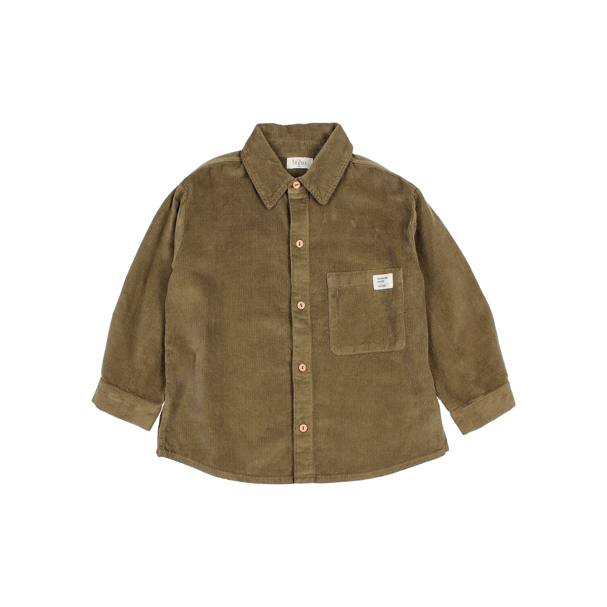 Búho Velour Shirt | Kaki