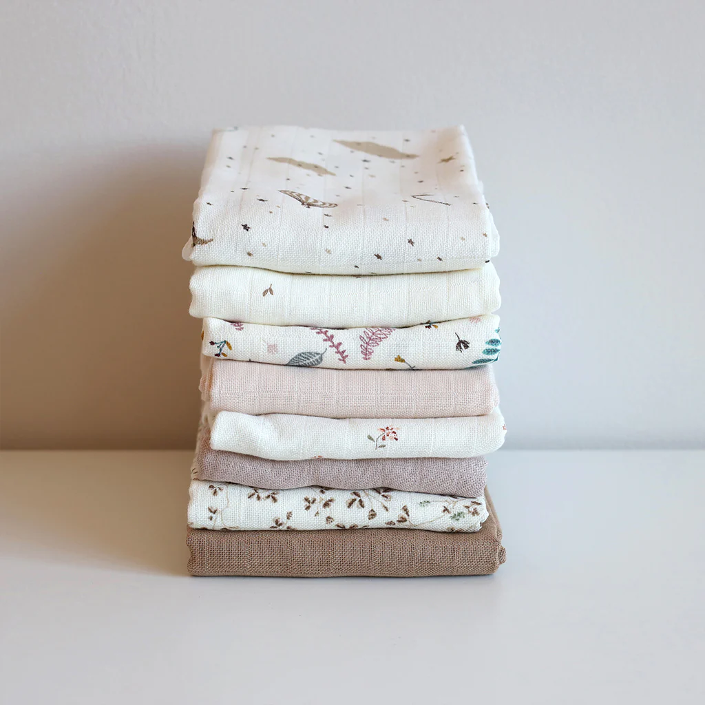 Cam Cam "Muslin Cloth" | 3-pack | Mix Dreamland, Camel, Light Sand - Image 2