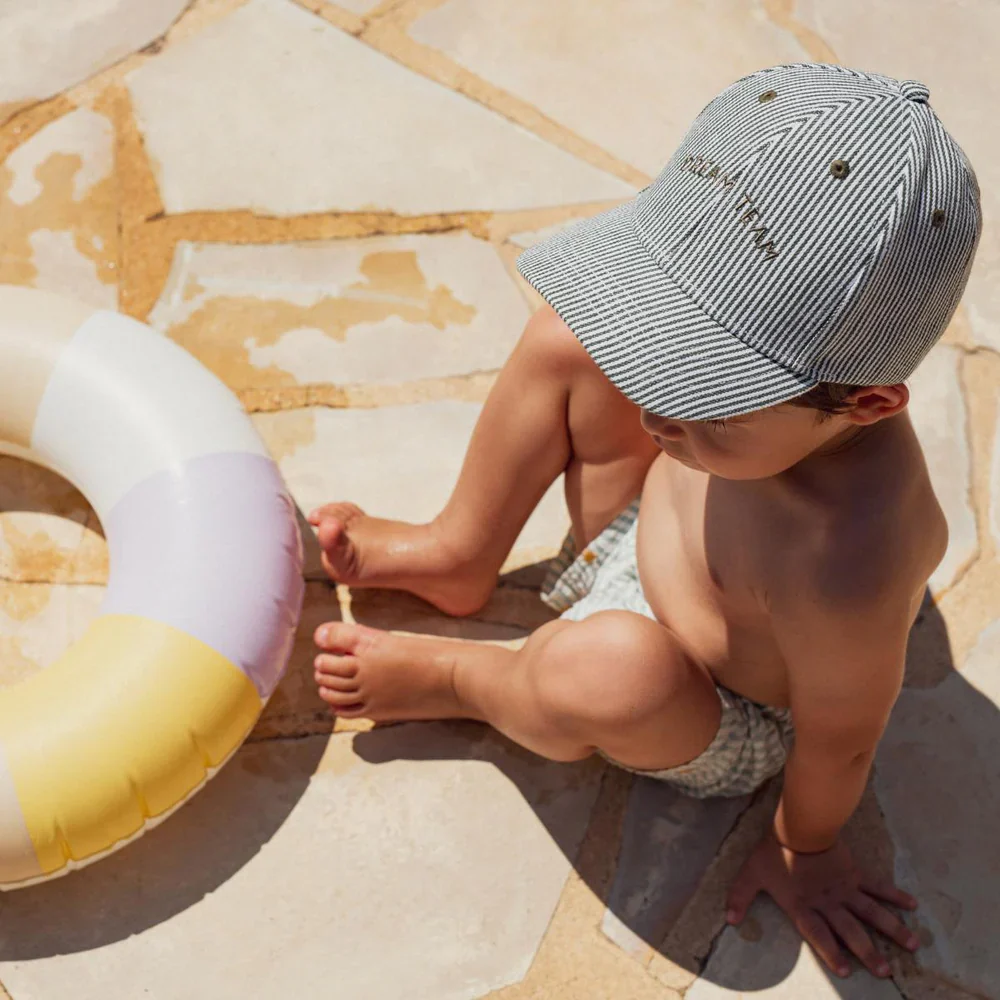 Chamaye Baseball Cap "Dream Team" Stripe Green | Kids & Adults - Image 2