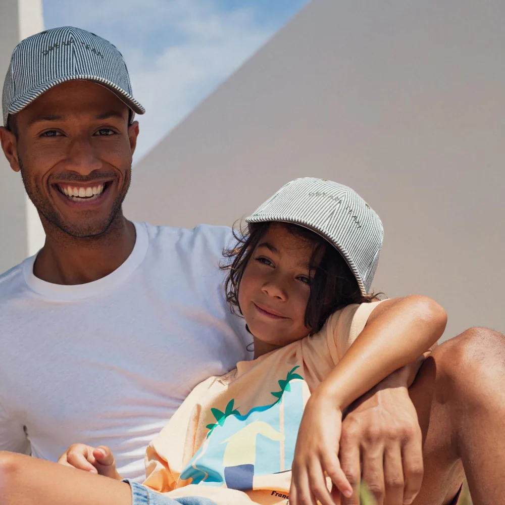 Chamaye Baseball Cap "Dream Team" Stripe Green | Kids & Adults - Image 5