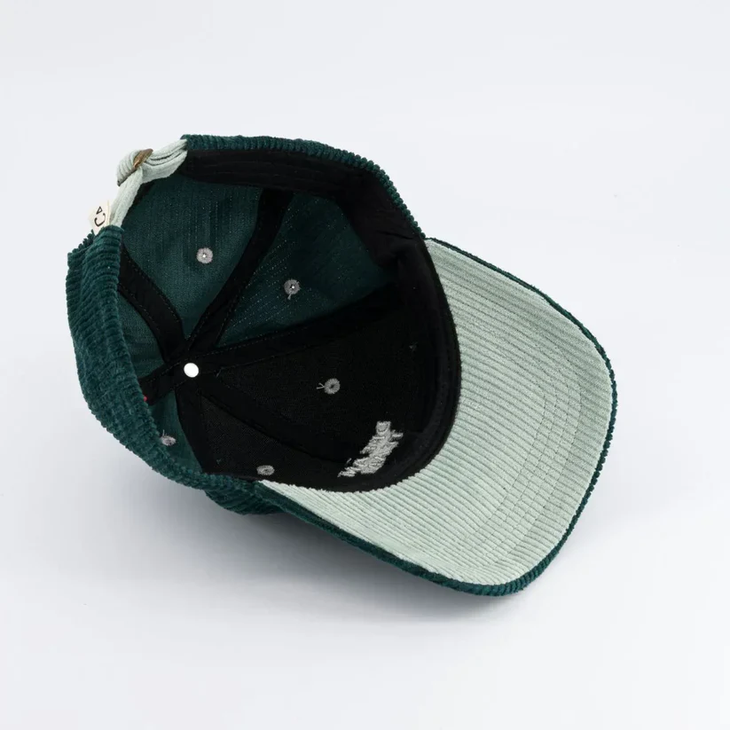 Chamaye Cord-Cap “Dream Team” | Teal Green - Image 3