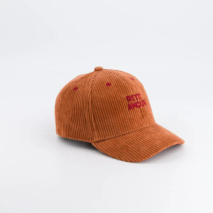 Chamaye Cord-Cap “Petit/Grand Amour” | Karamell