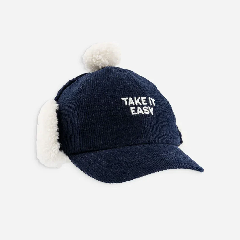 Chamaye Mütze mit Ohrenklappen “Take it Easy” | Blaumarine - Image 3