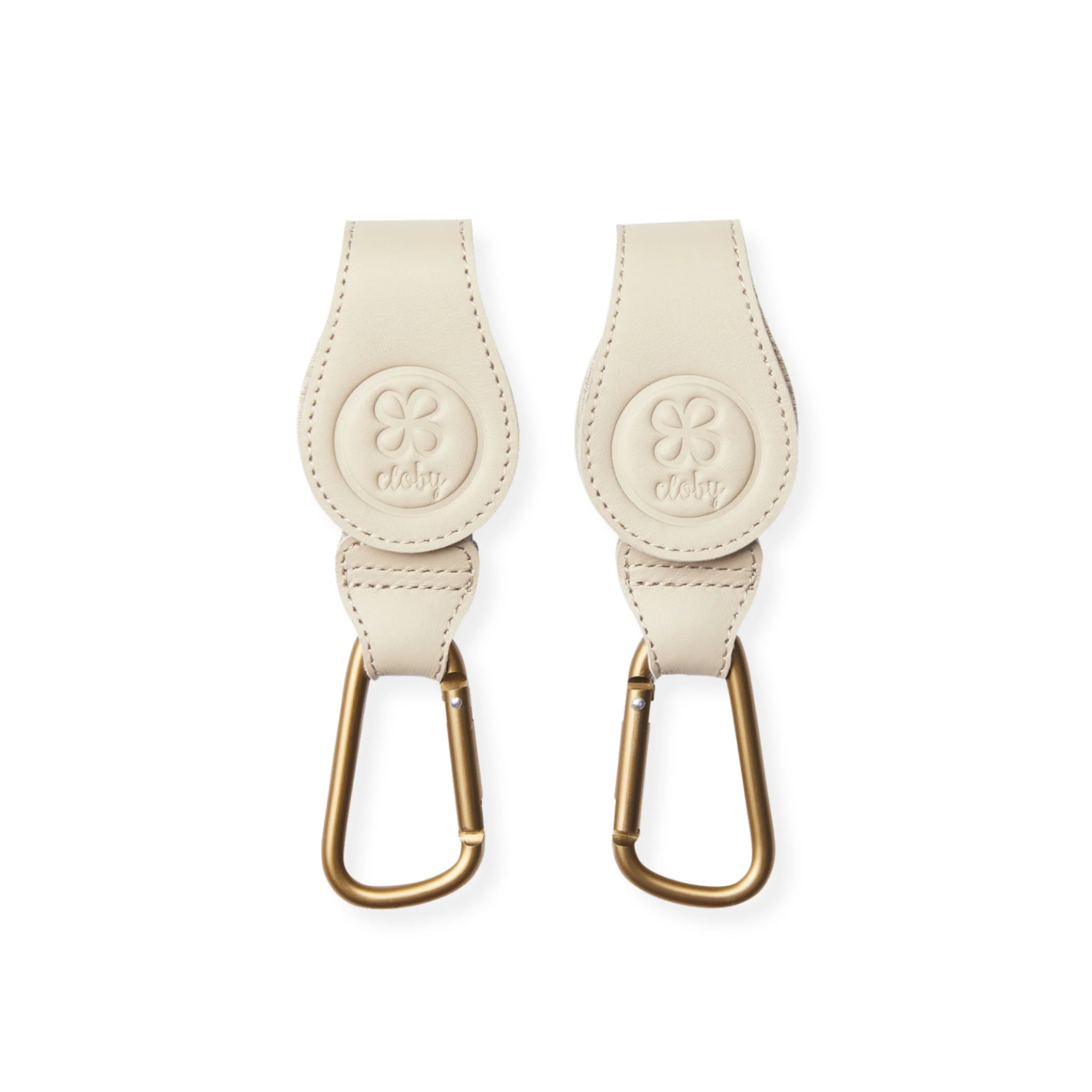 Cloby Kinderwagenhaken 2er-Set | Beige