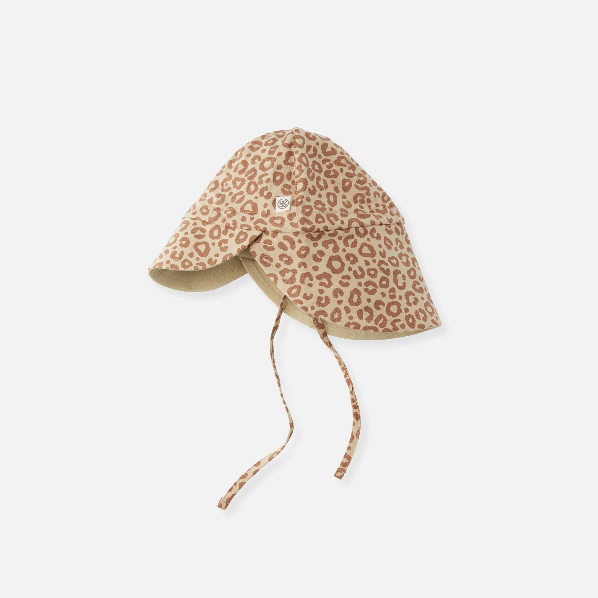 Cloby UV-Sonnenhut Leopard | Brown/Sandy Beach - Image 3