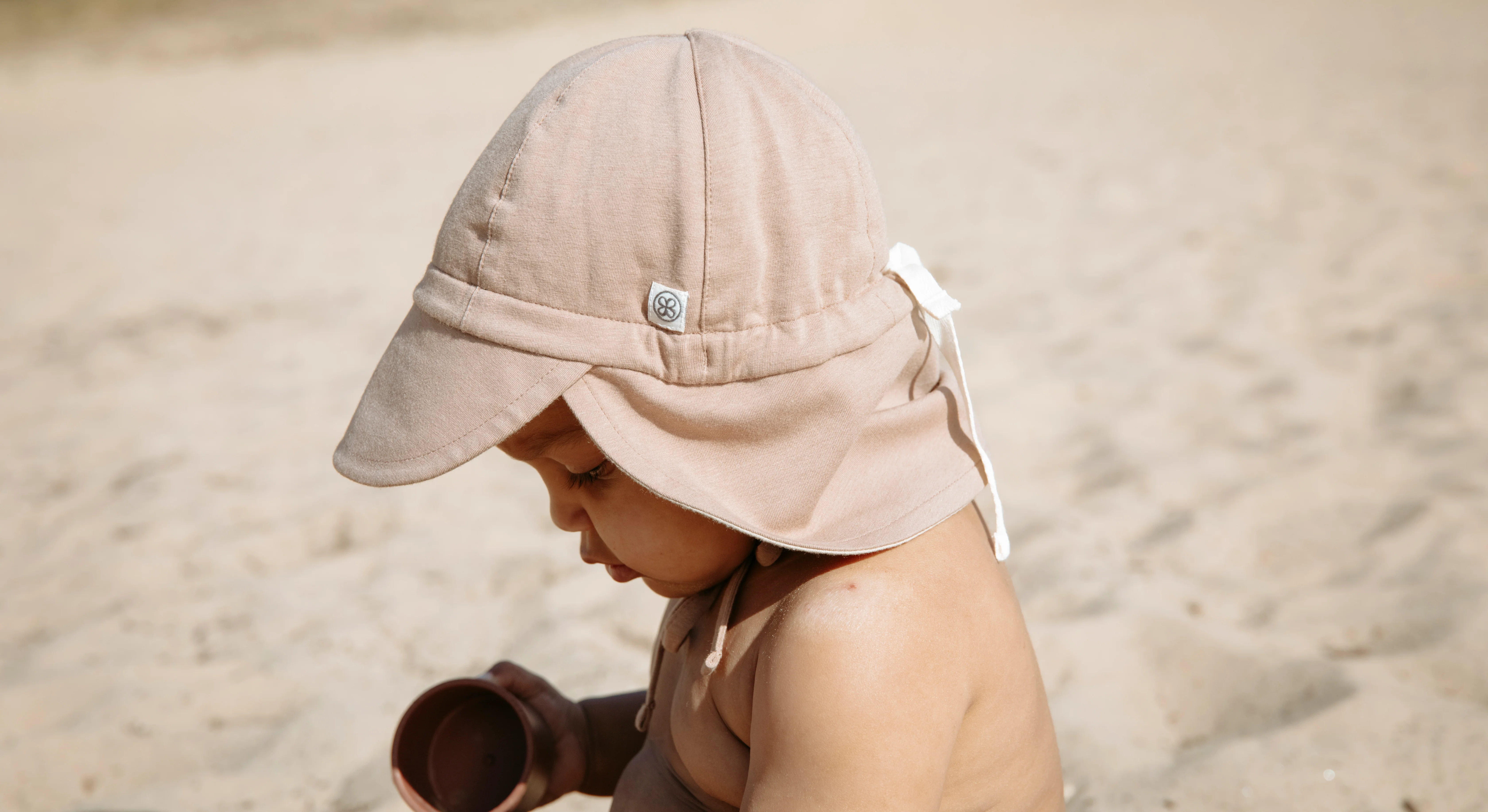 Cloby UV-Sonnenhut | Peanut / Brown - Image 3