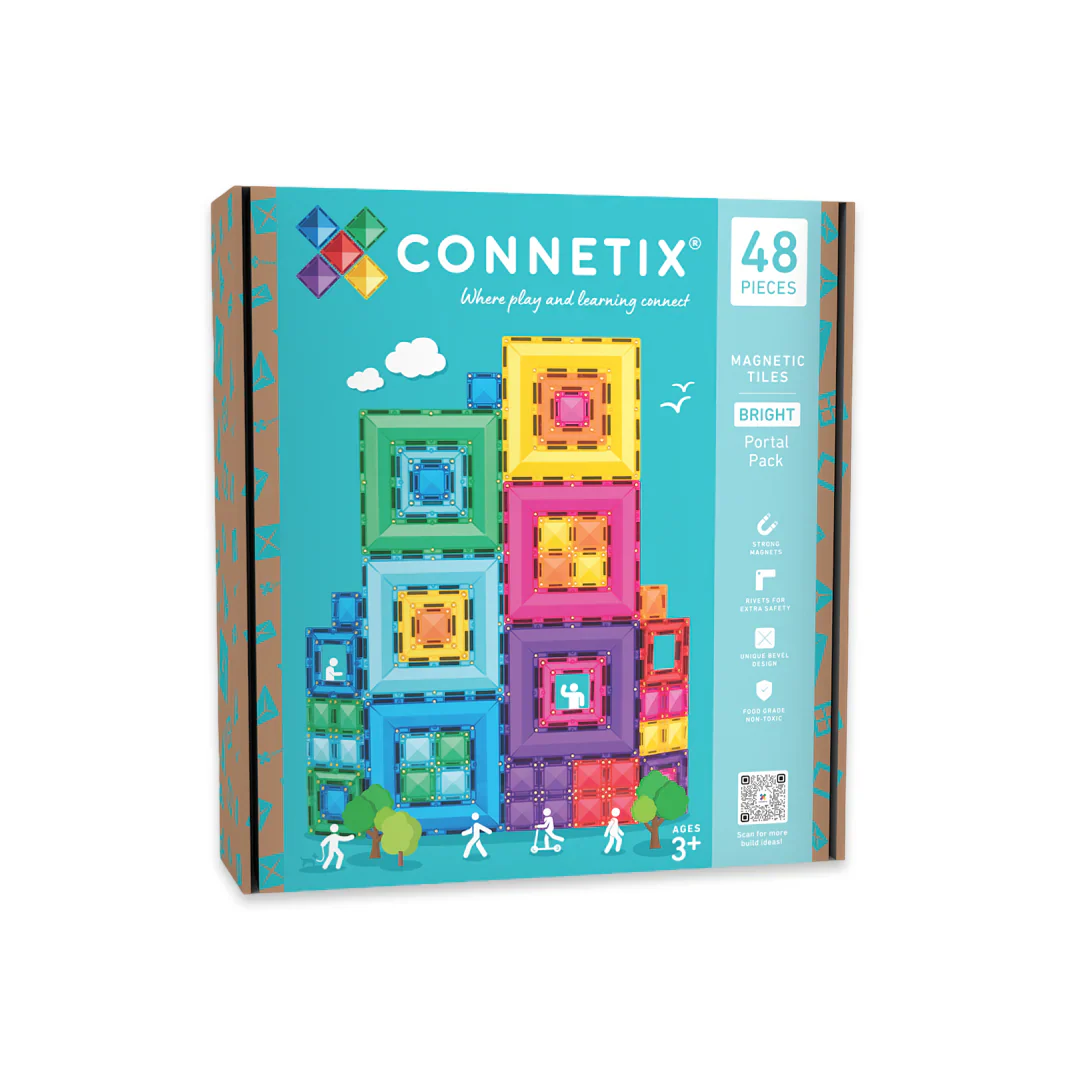 Connetix Magnetbausteine "Bright Portal Pack" 48-teilig