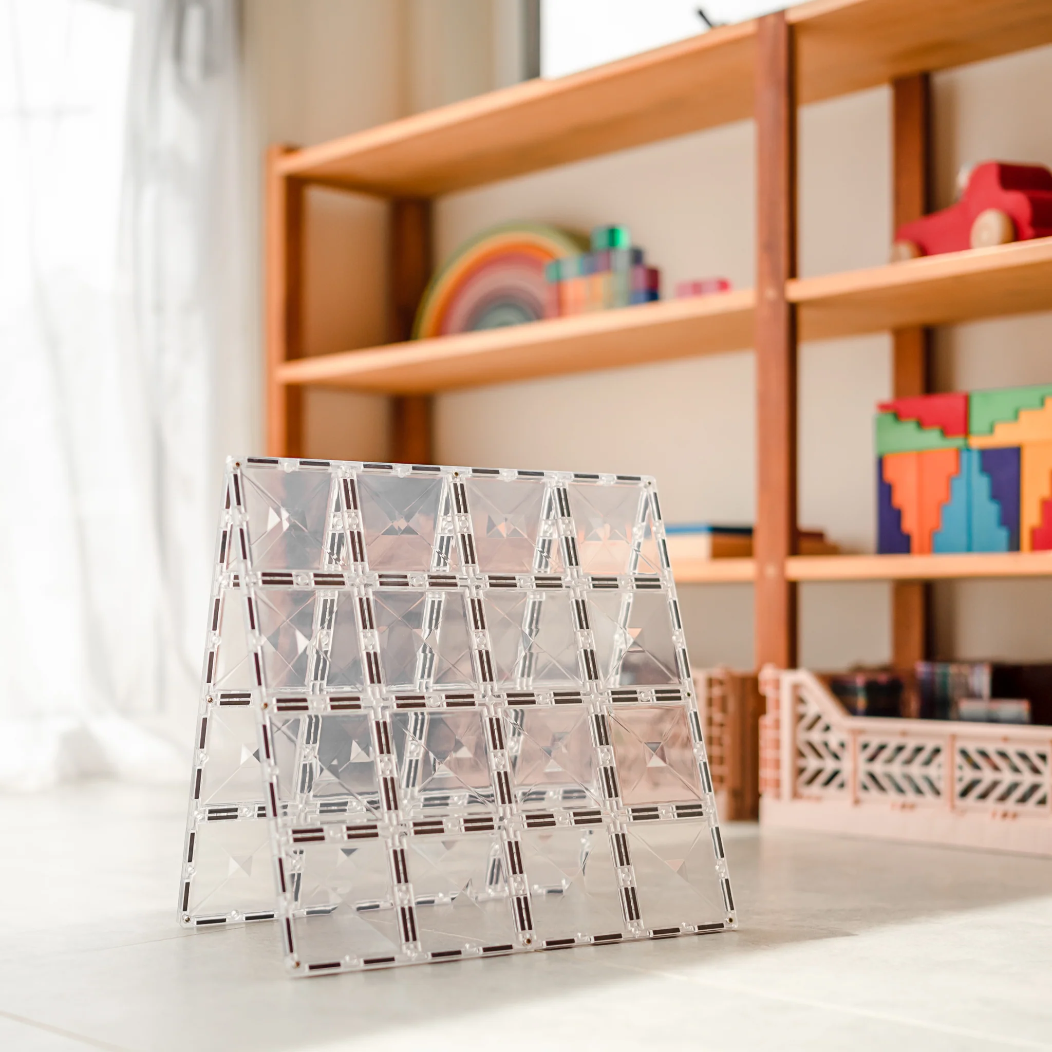 Connetix Magnetbausteine "Clear Base Plate Pack" 2-teilig - Image 3