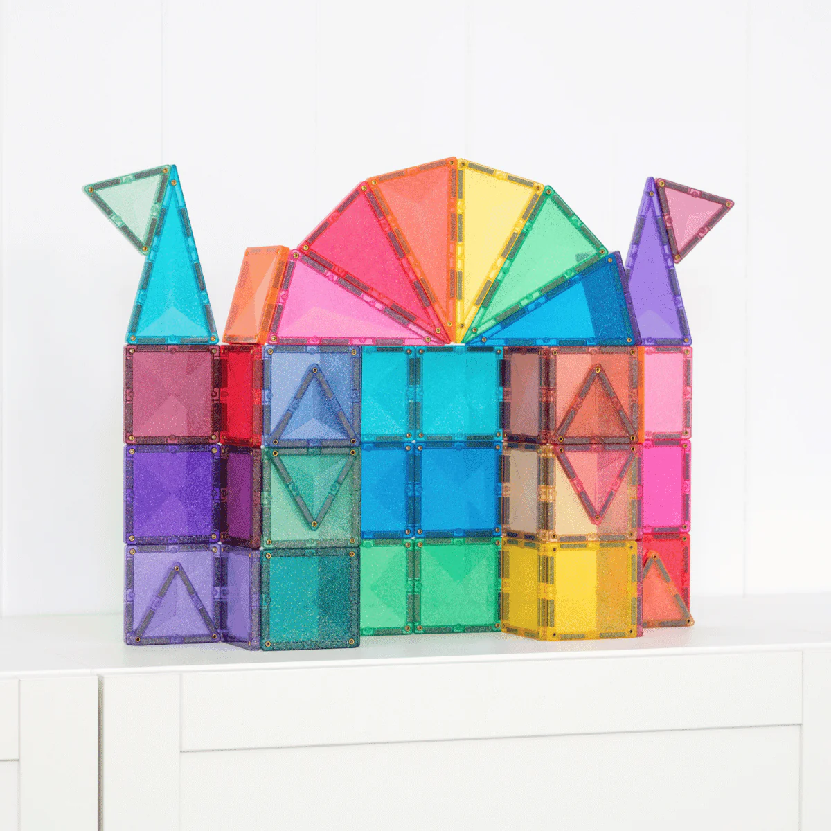Connetix Magnetbausteine "Glitter Castle Pack", 48-teilig - Image 3