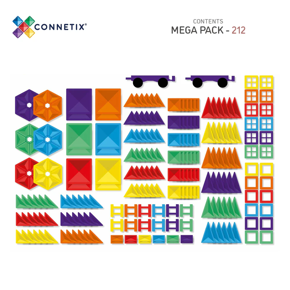 Connetix Magnetbausteine "Rainbow Mega Pack" 212-teilig - Image 7