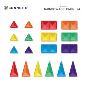 Connetix Magnetbausteine "Rainbow Mini Pack" 24-teilig - Image 5