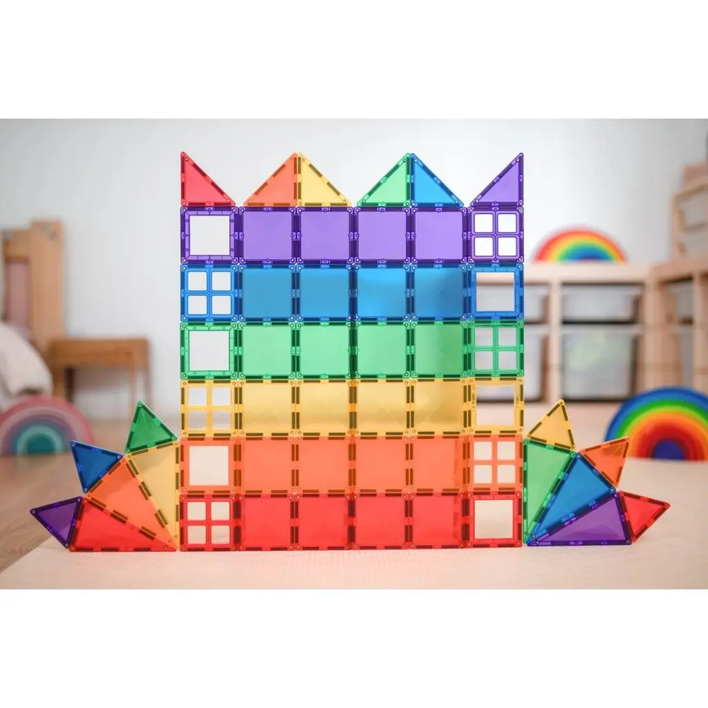 Connetix Magnetbausteine "Rainbow Starter Set Pack" 60-teilig - Image 3