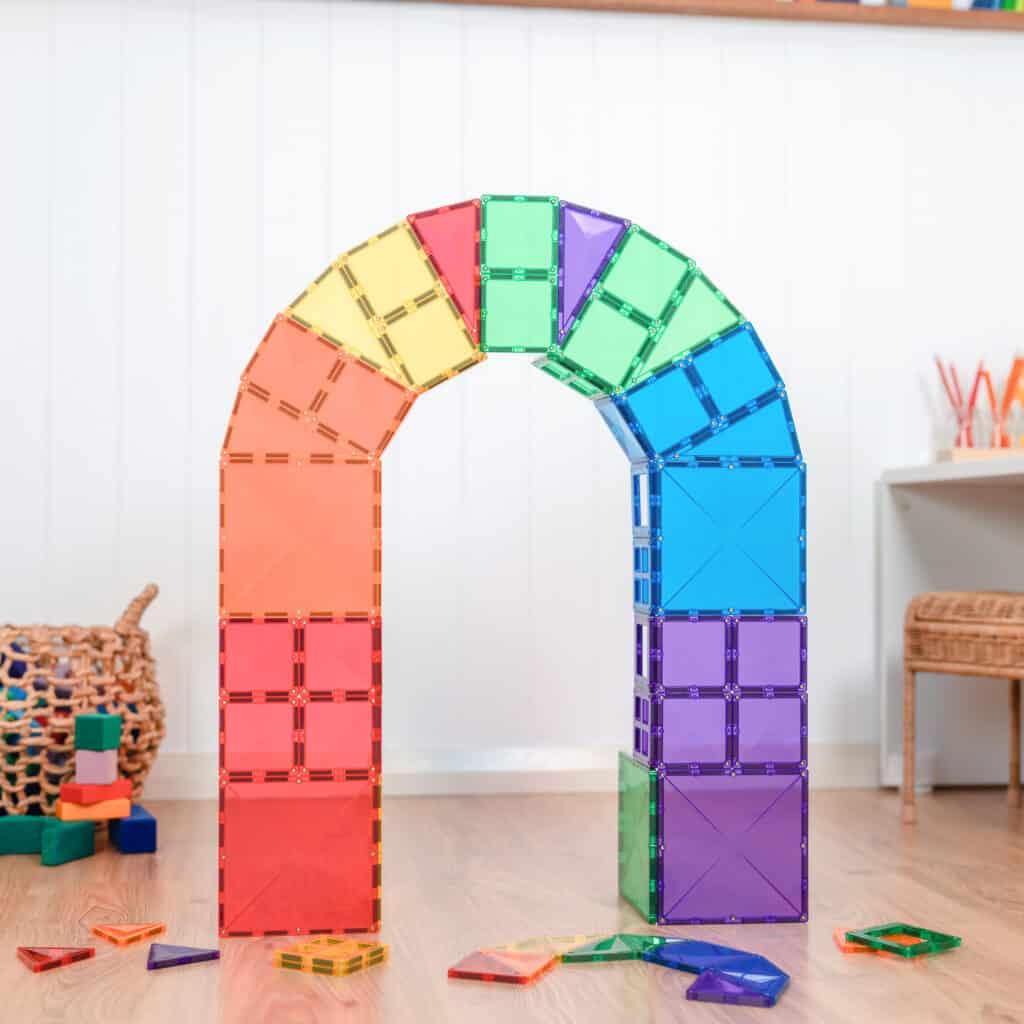 Connetix Magnetbausteine "Rainbow Starter Set Pack" 60-teilig - Image 4