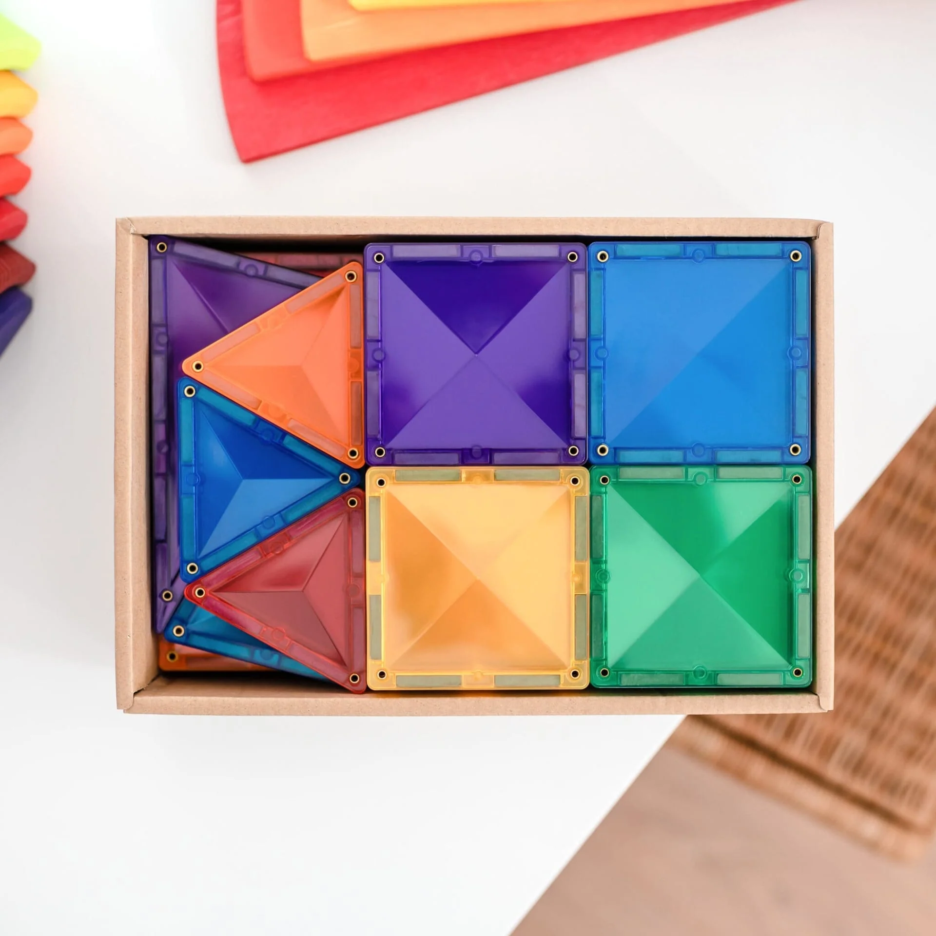 Connetix Magnetbausteine "Rainbow Starter Set Pack" 60-teilig - Image 6