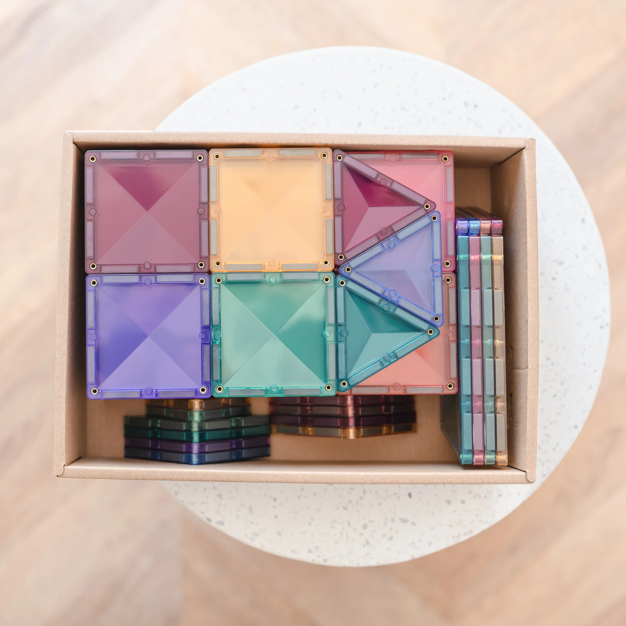 Connetix Magnetbausteine "Pastel Starter Set Pack" 64-teilig - Image 2