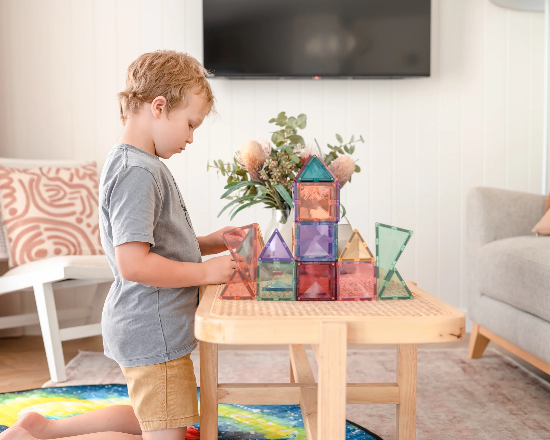 Connetix Magnetbausteine "Pastel Starter Set Pack" 64-teilig - Image 3