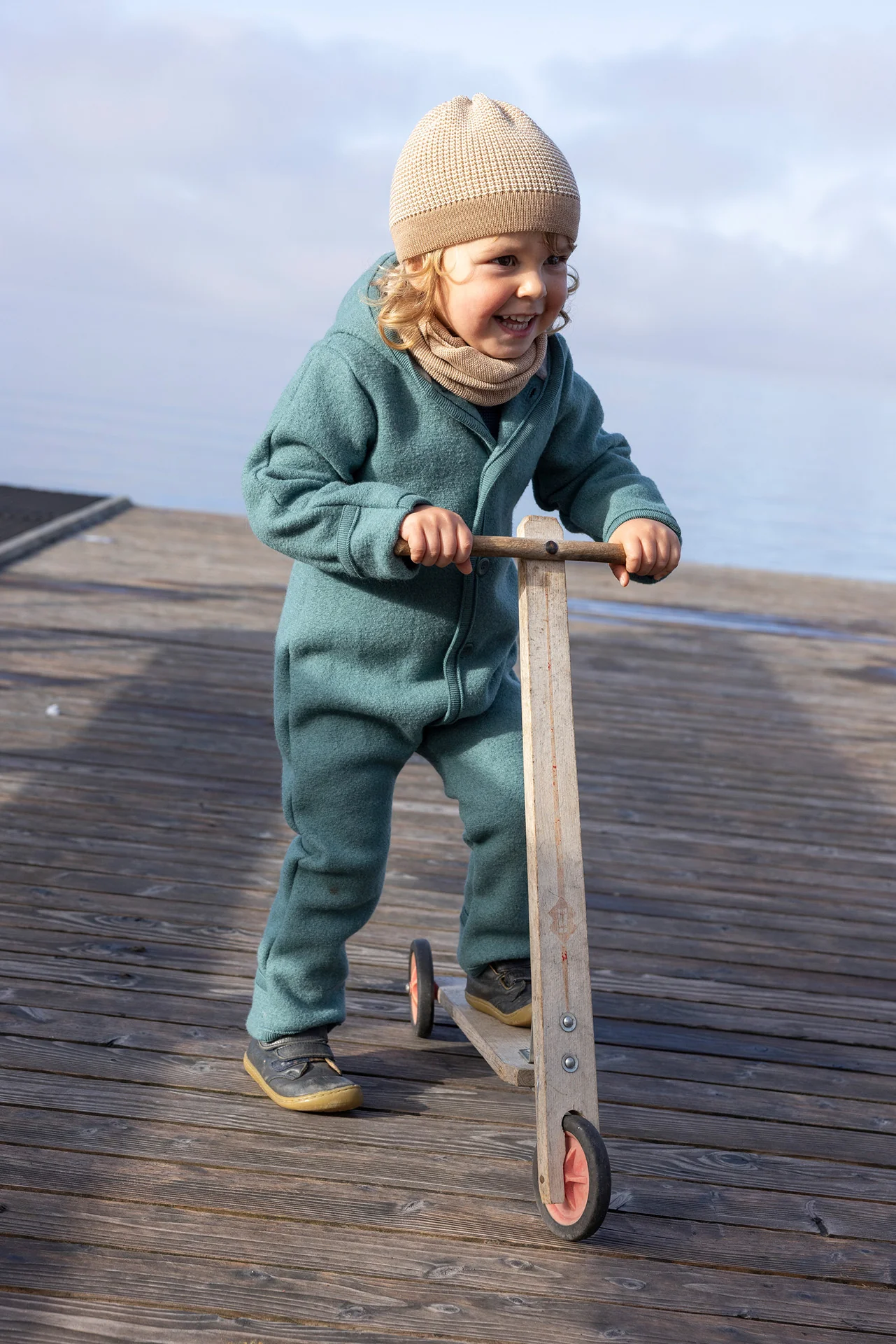 Disana Wolle Walk-Overall | Grau - Image 2