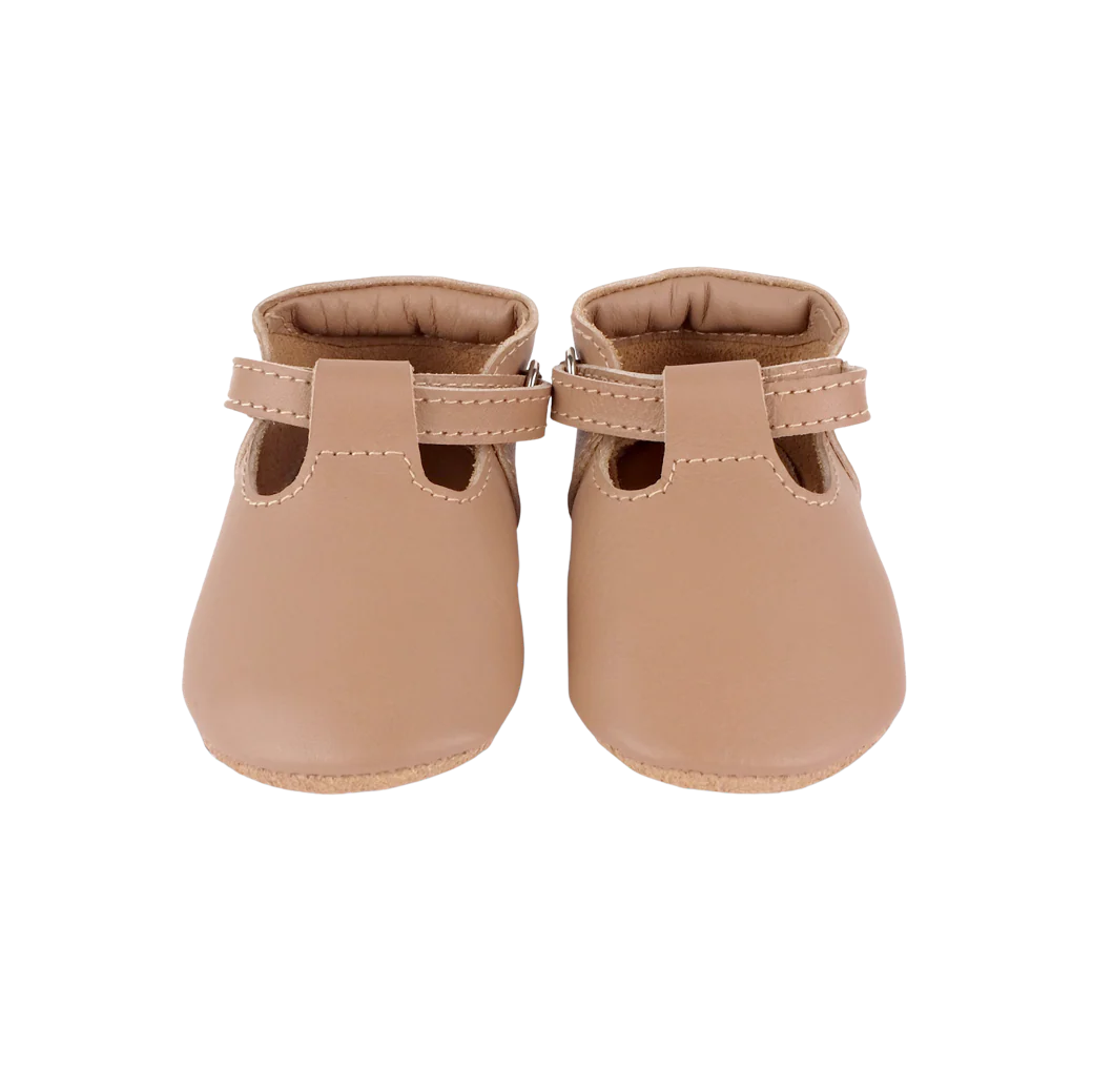 Donsje Babyschuhe "Elia" Praline Leather