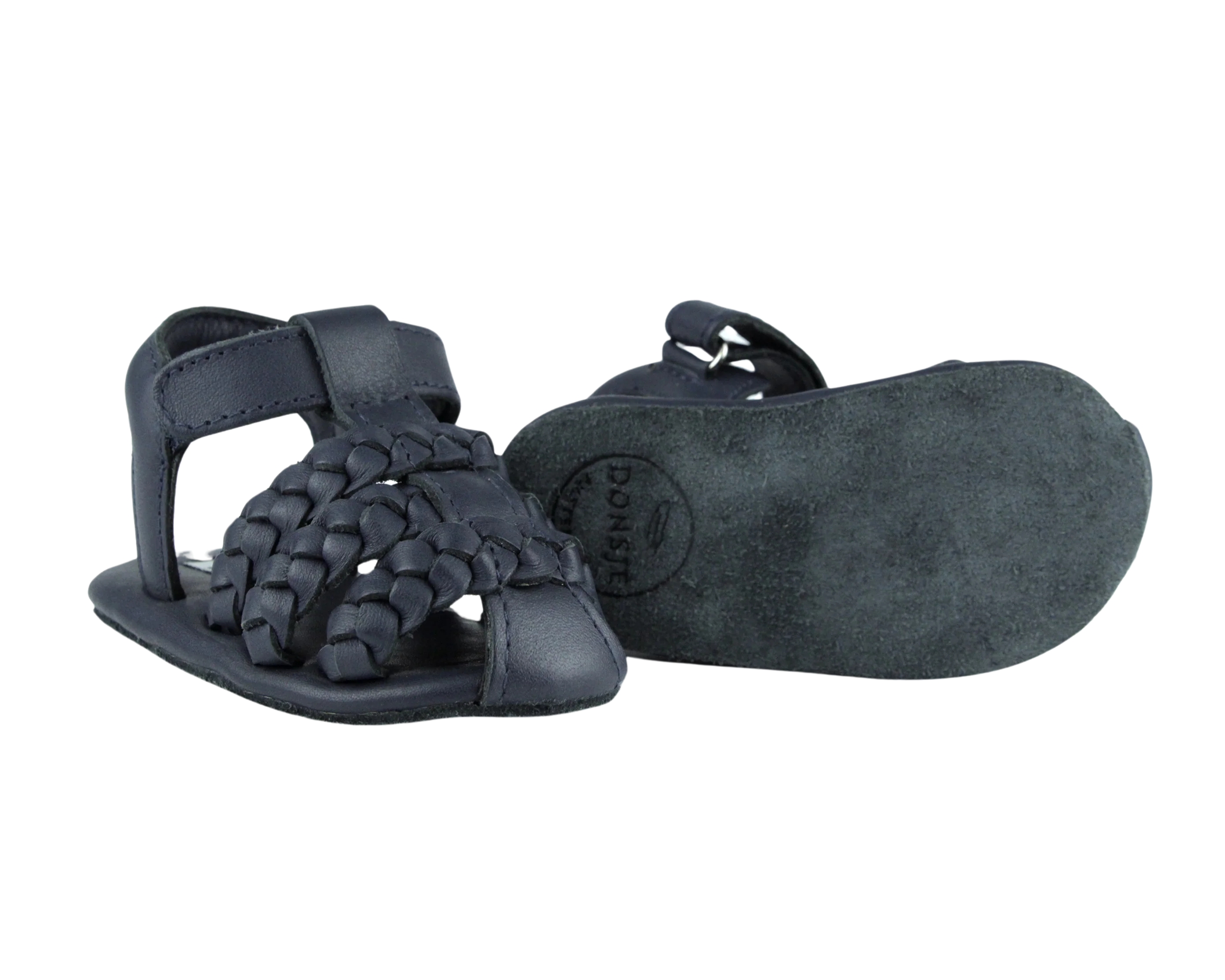 Donsje Baby Sandalen "Pam" Navy Leather - Image 5
