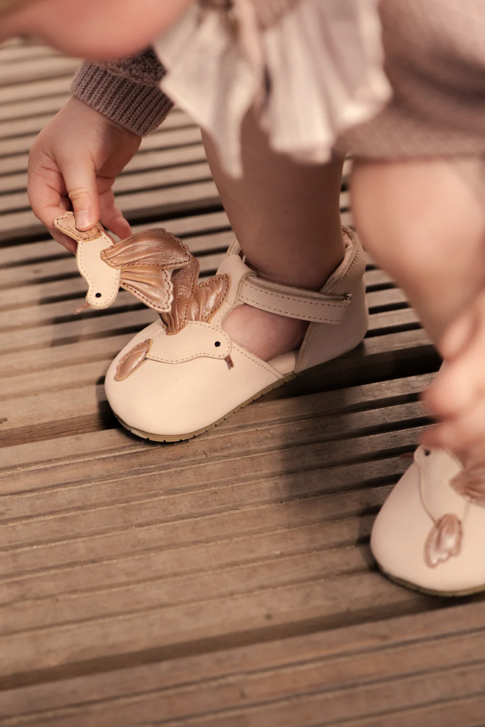 Donsje Babyschuh "Franny Hummingbird" | Powder Nubuck - Image 2