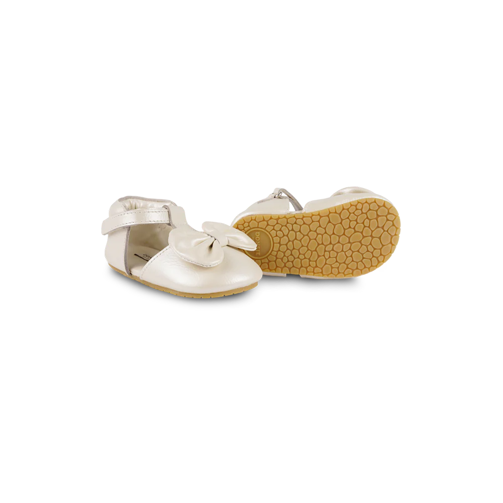 Donsje Babyschuh "Meau Metallic" | Off White - Image 5