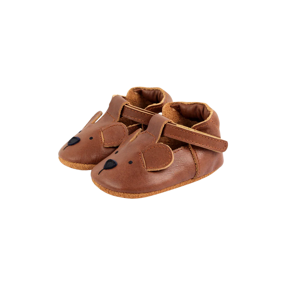 Donsje Babyschuh "Spark Bear" | Cognac Classic - Image 2