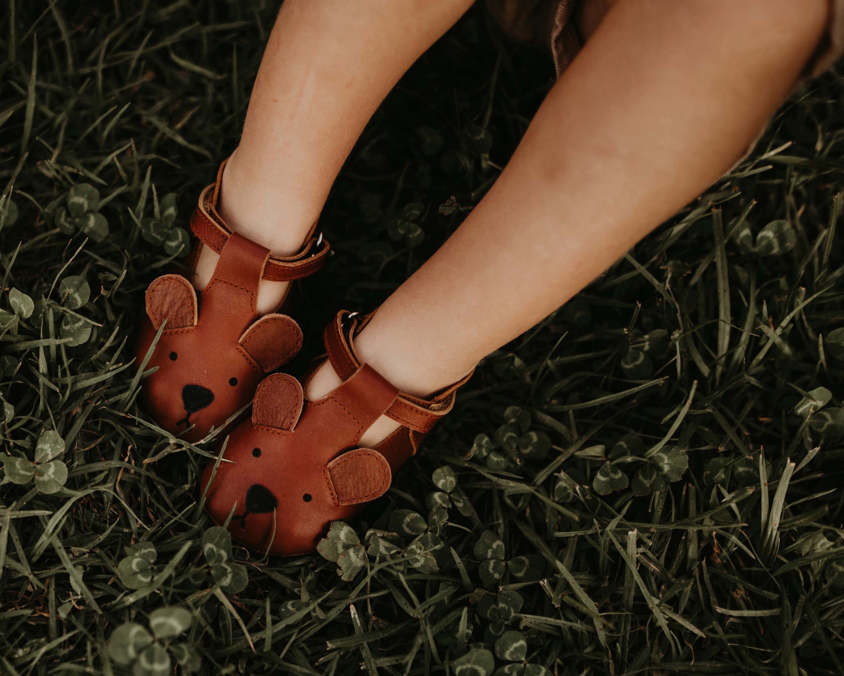 Donsje Babyschuh "Spark Bear" | Cognac Classic - Image 3