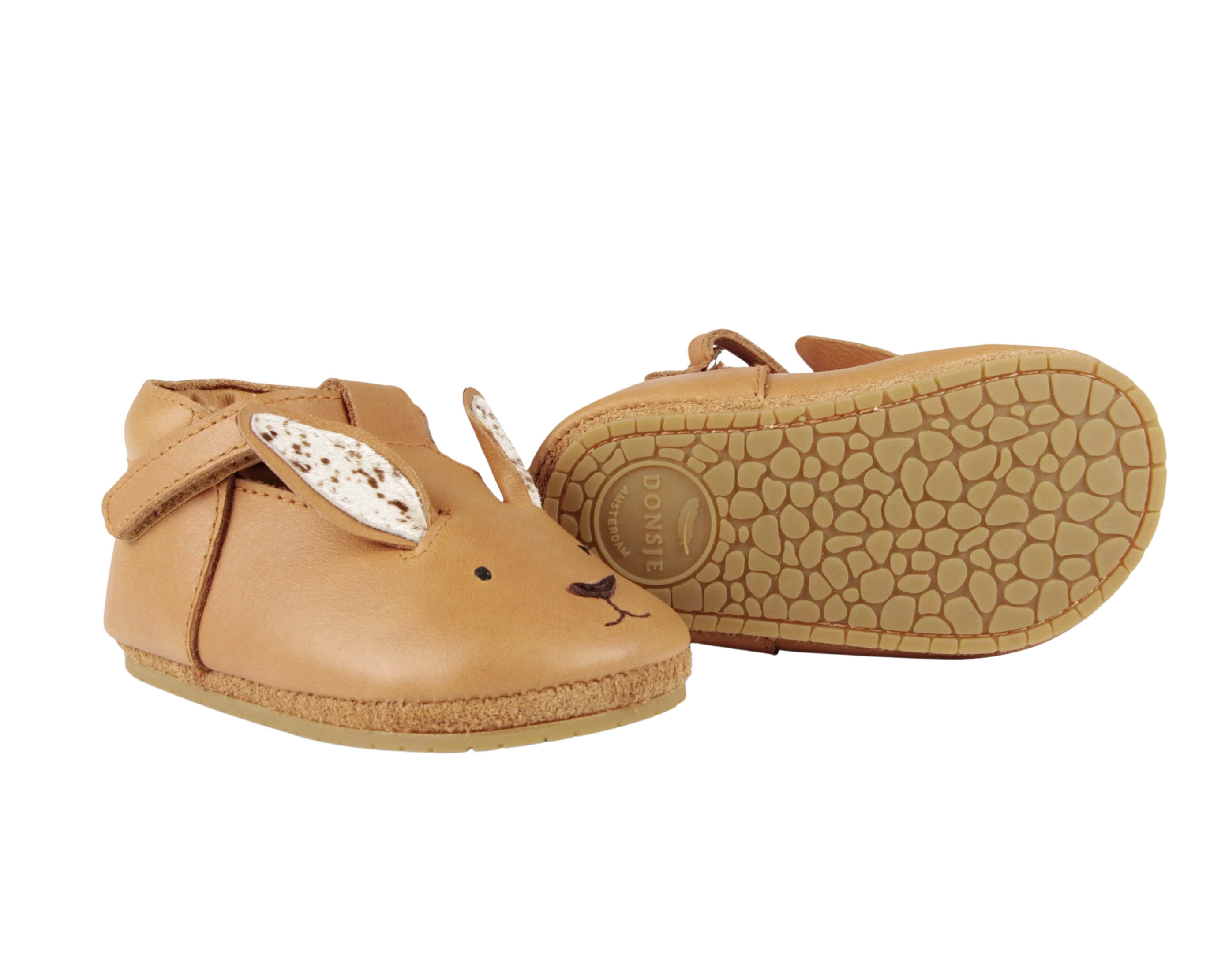 Donsje Babyschuhe "Spark Exclusive Hare" Camel Classic Leather - Image 5