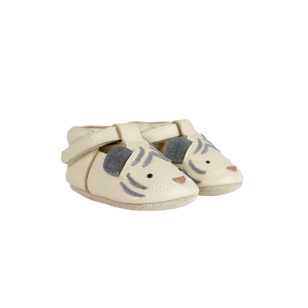 Donsje Babyschuh "Spark White Tiger" | Cream - Image 2