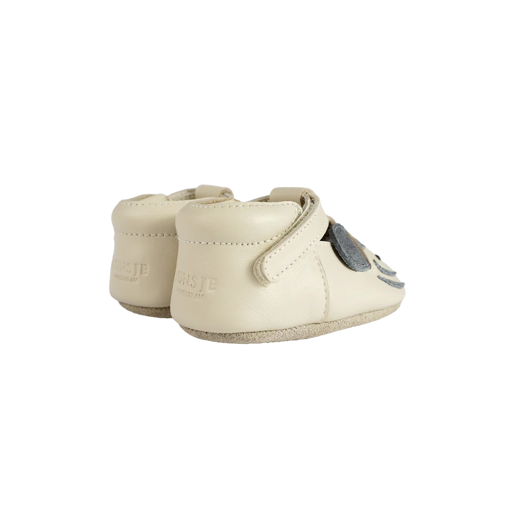 Donsje Babyschuh "Spark White Tiger" | Cream - Image 4